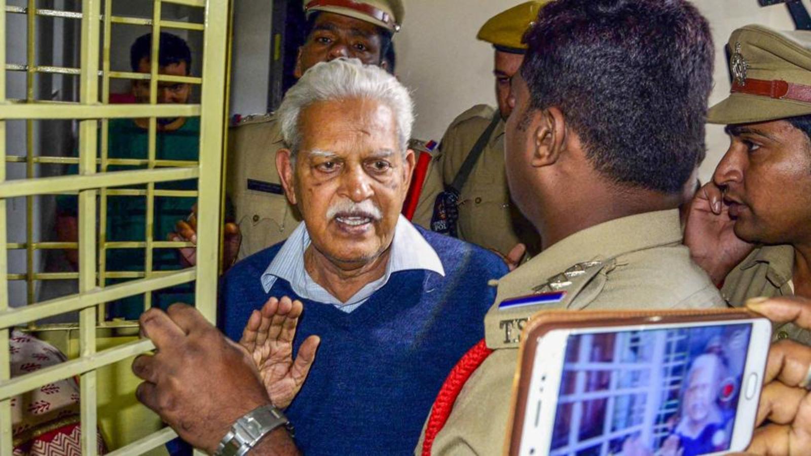 Bombay HC extends Varavara Rao’s temporary bail in Elgar Parishad case