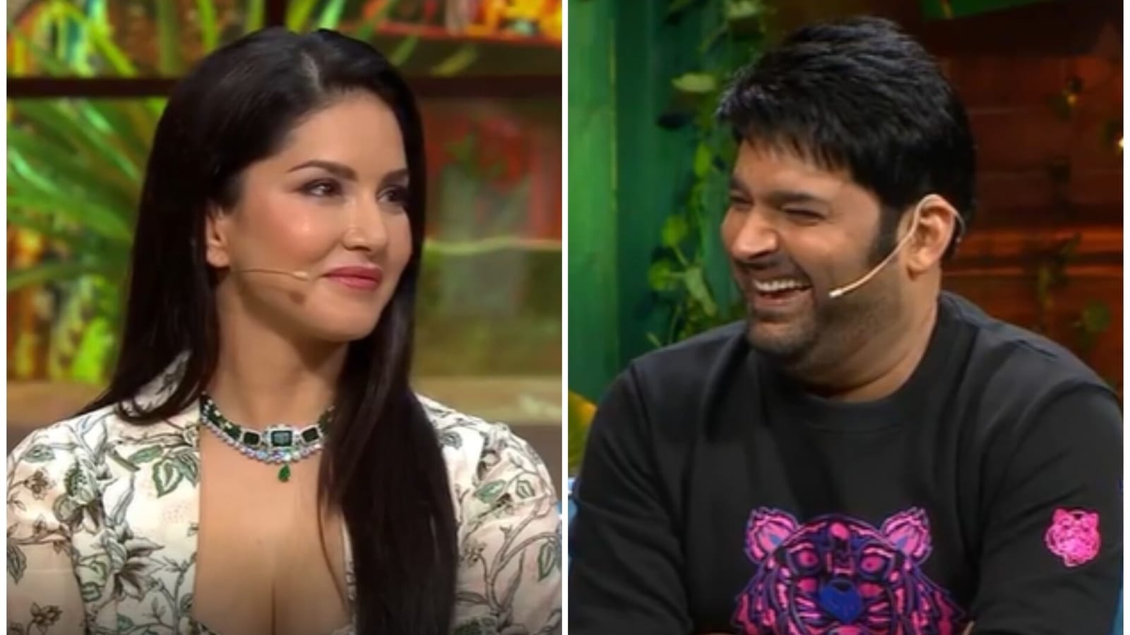 Sunny Leone And Kapil Sharma Sex - Sunny feels she is the only 'buddhu' in Bollywood, Kapil cracks up. Watch |  Bollywood - Hindustan Times