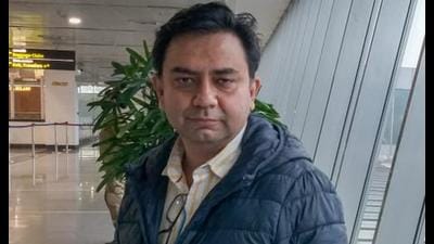 Saurabh Tewari in Lucknow. (HT Photo) Saurabh Tewari in Lucknow. (HT Photo)