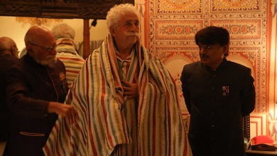 Kaun Banegi Shikharwati review: Surendra Rajan, Naseeruddin Shah, and Raghubir Yadav from the show.