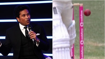 Sachin Tendulkar; Ben Stokes' survival (Getty; Twitter grab)