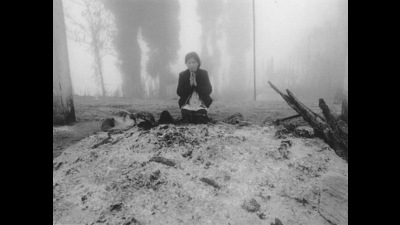 Tendol praying at her mother’s ashes in Sikkim. (Courtesy A Childhood in Tibet)
