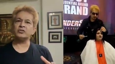 Celebrity hairstylist Jawed Habib issued a video apology after a purported video of him went viral on social media (Screenshot from clip). Celebrity hairstylist Jawed Habib issued a video apology after a purported video of him went viral on social media (Screenshot from clip). 
