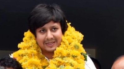 BJP leader and Indore MLA Akash Vijayvargiya (ANI/File Photo)