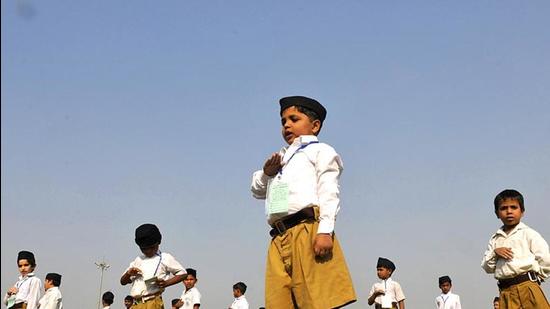 RSS joint secretary Manmohan Vaidya told reporters that the meeting discussed on Bharat-centric eduction and observed that the National Education Policy should reflect the true history and spiritual diversity of India. (HT File) RSS joint secretary Manmohan Vaidya told reporters that the meeting discussed on Bharat-centric eduction and observed that the National Education Policy should reflect the true history and spiritual diversity of India. (HT File)