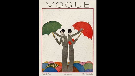 A very British Vogue cover from the 1920s, 1924. (Image courtesy archive.vogue.com)