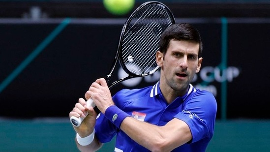File Photo of Novak Djokovic.(REUTERS)