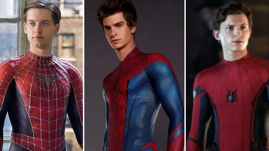 Tobey Maguire, Andrew Garfield, and Tom Holland all played Spider-Man in their own film series.