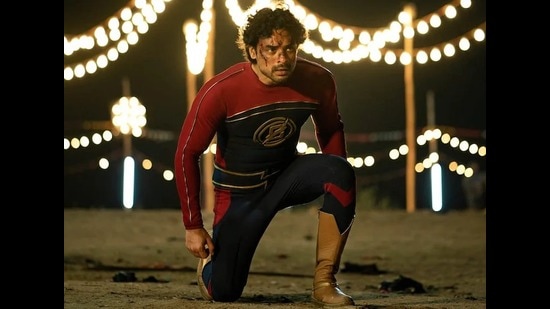 Tovino Thomas as the tailor-turned-superhero Minnal Murali.