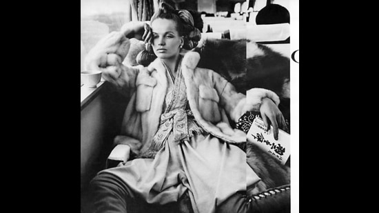 A still from the 26-page special entitled The Great Fur Caravan, Vogue's Most Expensive Shoot To Date, 1966. (Image courtesy of Glossy: The Inside Story of Vogue)