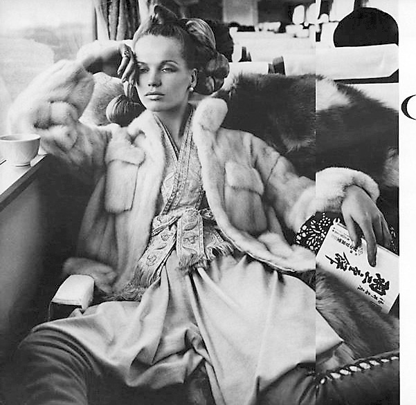 A still from the 26-page special titled The Great Fur Caravan, Vogue’s most expensive shoot yet, 1966. (Image courtesy Glossy: The Inside Story of Vogue) A still from the 26-page special titled The Great Fur Caravan, Vogue’s most expensive shoot yet, 1966. (Image courtesy Glossy: The Inside Story of Vogue)