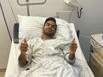 Sumit Nagal, who underwent a hip surgery in November, is targetting an April return to competitive tennis(Twitter/Sumit Nagal) Sumit Nagal, who underwent a hip surgery in November, is targetting an April return to competitive tennis(Twitter/Sumit Nagal)