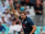David Willey celebrates after taking a wicket. David Willey celebrates after taking a wicket.