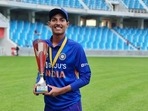 Yash Dhull with U-19 Asia Cup trophy(HT_Media) Yash Dhull with U-19 Asia Cup trophy(HT_Media)