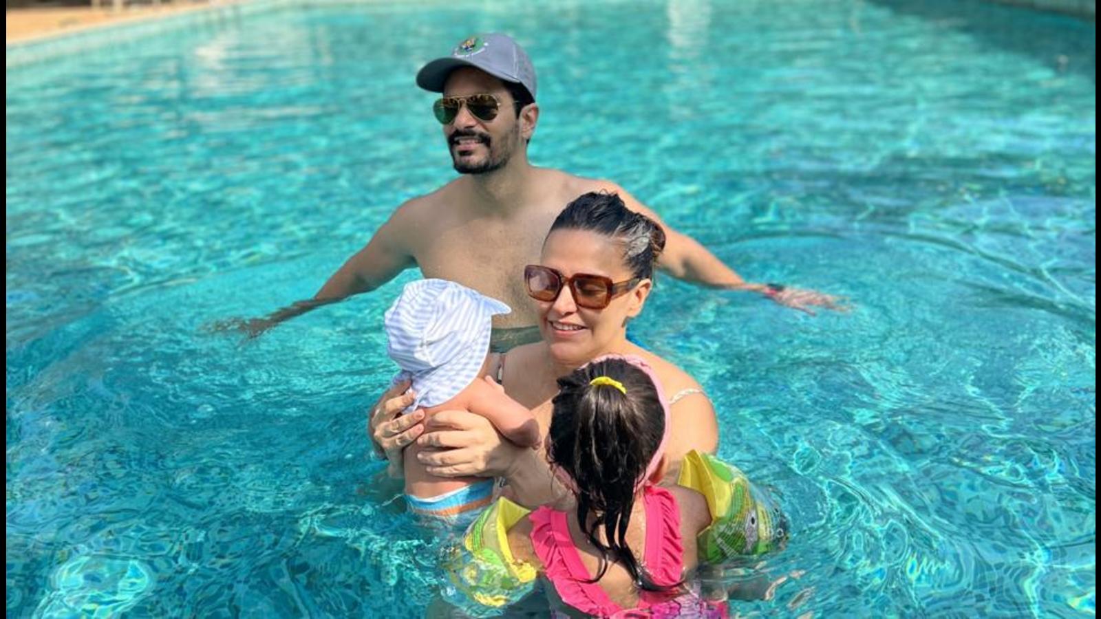 EXCLUSIVE: Neha Dhupia reveals, ‘We call our son, Guriq Singh Dhupia Bedi; he reacts beautifully to it’