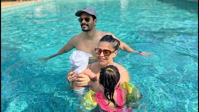 Actor Neha Dhupia welcomed her second baby, a son, in October last year Actor Neha Dhupia welcomed her second baby, a son, in October last year
