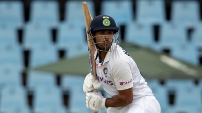 India's Mayank Agarwal during the Test Cricket match between South Africa India at Centurion Park in Pretoria, South Africa. (AP) India's Mayank Agarwal during the Test Cricket match between South Africa India at Centurion Park in Pretoria, South Africa. (AP)