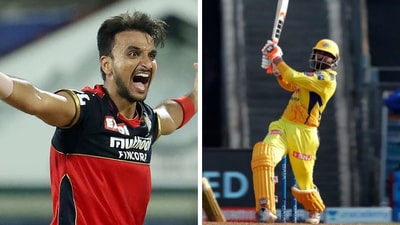 Harshal Patel and Ravindra Jadeja. (IPL)