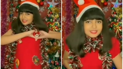 Aaradhya Bachchan shared a message about the true Christmas spirit. Aaradhya Bachchan shared a message about the true Christmas spirit.