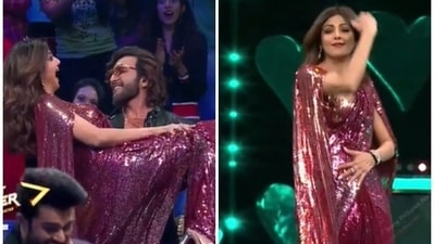 Shilpa Shetty on sets of India's Best Dancer 2. Shilpa Shetty on sets of India's Best Dancer 2. 