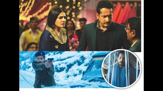 Parambrata Chatterjee in Aranyak (2021) and (inset) Bulbbul (2020) Parambrata Chatterjee in Aranyak (2021) and (inset) Bulbbul (2020)