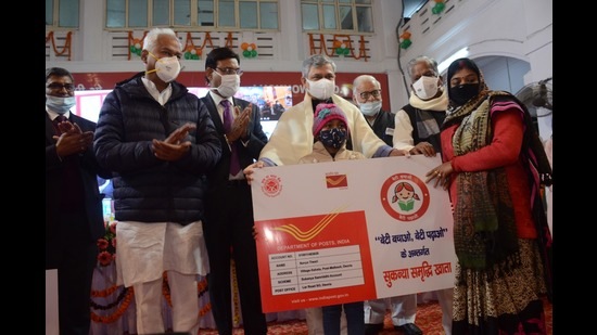 Railway and Communication minister Ashwini Vaishnaw during a function at GPO, Lucknow on Saturday. (HT PHOTO) Railway and Communication minister Ashwini Vaishnaw during a function at GPO, Lucknow on Saturday. (HT PHOTO)