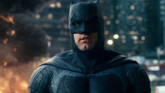 Ben Affleck as Batman in a still from The Justice League.