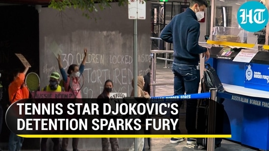 TENNIS STAR DJOKOVIC'S DETENTION SPARKS FURY