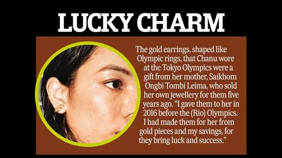 Mirabai’s lucky charm Mirabai’s lucky charm