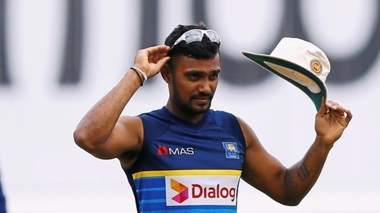 File image of Sri Lanka cricketer Danushka Gunathilaka.(REUTERS)