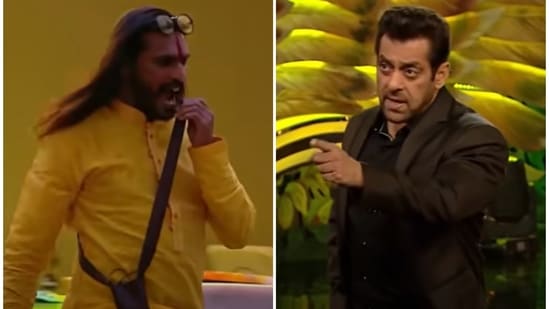 Salman Khan gave Abhijit Bichukale a piece of his mind. Salman Khan gave Abhijit Bichukale a piece of his mind.