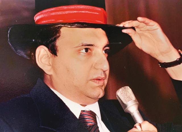 As the ‘Master Of Ceremonies’ at the Campion School Alumni Dinner in 1982