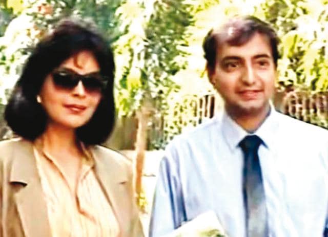 With Zeenat Aman, who starred in Gawaahi in 1987, along with Shekhar Kapur and Ashutosh Gowarikar, both Oscar nominees