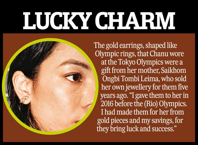 Mirabai’s lucky charm Mirabai’s lucky charm