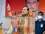 Assam Chief Minister Himanta Biswa Sarma addresses a programme in Warangal, Telangana on Sunday. Assam Chief Minister Himanta Biswa Sarma addresses a programme in Warangal, Telangana on Sunday. 