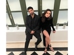 Shibani Dandekar and Farhan Akhtar in one of the pics posted by Shibani for his birthday.