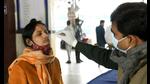 A health worker collects swab samples for Covid test in Patna on Sunday. (Santosh Kumar/HT Photo) A health worker collects swab samples for Covid test in Patna on Sunday. (Santosh Kumar/HT Photo)