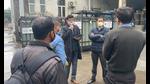 On Saturday, the committee members inspected four oxygen filling stations in Manesar. (Sourced) On Saturday, the committee members inspected four oxygen filling stations in Manesar. (Sourced)