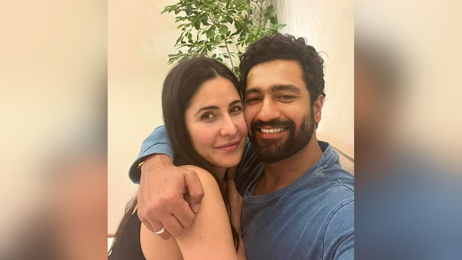 Katrina Kaif snuggles with Vicky Kaushal as they celebrate one month of