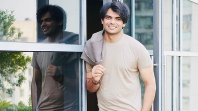 Neeraj Chopra's ‘effort and hard work’ in new fitness video is our workout inspo (Instagram/eshaamiin1) Neeraj Chopra's ‘effort and hard work’ in new fitness video is our workout inspo (Instagram/eshaamiin1)