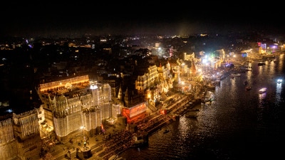 The corridor that connects the ghats of the River Ganga with the sanctum sanctorum of the Kashi Vishwanath temple, has been designed to allow ease movement of pilgrims. (AP File) The corridor that connects the ghats of the River Ganga with the sanctum sanctorum of the Kashi Vishwanath temple, has been designed to allow ease movement of pilgrims. (AP File)