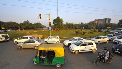 The new road will shorten the 18km distance from Tribune Chowk to Chandigarh International Airport in Mohali by 3.5km. (HT File Photo)