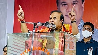 Assam Chief Minister Himanta Biswa Sarma addresses a programme in Warangal, Telangana on Sunday. (ANI) Assam Chief Minister Himanta Biswa Sarma addresses a programme in Warangal, Telangana on Sunday. (ANI)