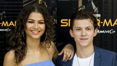 Zendaya and Tom Holland at the screening of Spider-Man: No Way Home. Zendaya and Tom Holland at the screening of Spider-Man: No Way Home.