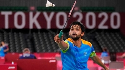 India's B. Sai Praneeth (AP) India's B. Sai Praneeth (AP)