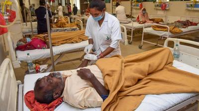 At AIIMS Patna, 14 of the 30 resident doctors and medical student in its anesthesiology department have tested positive for Covid-19 in the last couple of days. (Representational Image/PTI) At AIIMS Patna, 14 of the 30 resident doctors and medical student in its anesthesiology department have tested positive for Covid-19 in the last couple of days. (Representational Image/PTI)