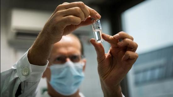 The Chandigarh administration is laying thrust on vaccination to beat the latest surge in infections. (via REUTERS)