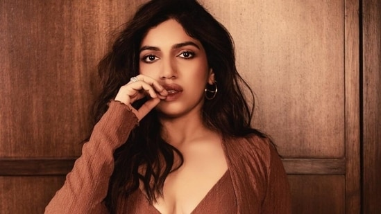 Bhumi Pednekar's glam pic in bralette and skirt comes with message on Covid-19: Internet calls her hotness