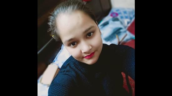 The victim, Simran, in picture who was strangulated to death by her husband in Ludhiana