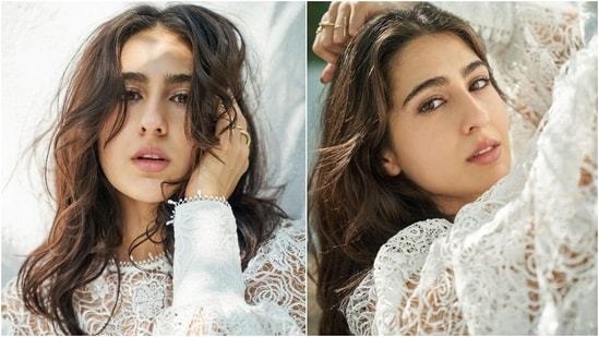 Sara Ali Khan in see-through lace top and skirt worth <span class='webrupee'>₹</span>47k looks straight out of a magical dream: All pics